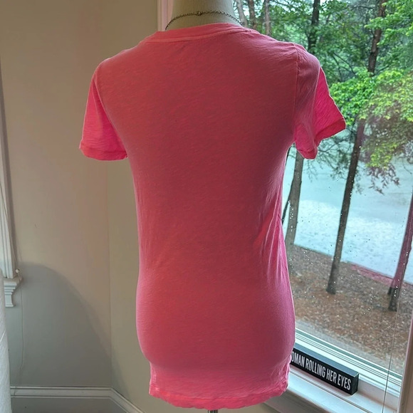 Bright Pink Vintage Cotton Tee, Size Small, EUC - Picture 4 of 6
